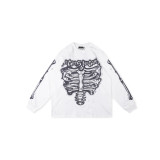 25ss cross-border hellstar trendy new high street hip-hop casual sports pullover long-sleeve T-shirt unisex