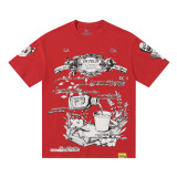 Cross-border American fashion T-shirt, high street COUGH SYRUP, casual loose-fitting American-style foreign trade short-sleeve, unisex