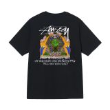 New high-quality Stussy short-sleeve T-shirt for foreign trade, 270g heavyweight, high quality, unisex