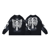 Cross-border Hellstar T-Shirt, autumn fashion, trendy high street loose long-sleeve T-shirt for men and women