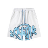 SynaWord American fashion brand high street loose shorts Y2K hip-hop street short-sleeve T-shirt unisex shorts