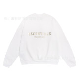 Cross-border autumn and winter FOG loose casual letter print unisex high street hooded sweatshirt basic trendy sweatshirt