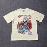 American fashion brand WARREN-LOTAS skull demon grim reaper street style printed short-sleeve casual T-shirt for men and women couples