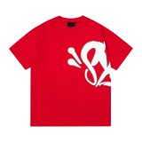 Syna World European and American trendy brand letter print high street hip-hop summer casual trendy short-sleeve T-shirt for men