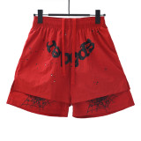 Summer new model Sp555der European and American trendy brand high street spider letter loose sports shorts for men and women beach shorts