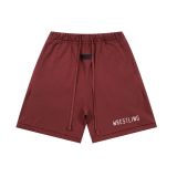 Cross-border trade FOG ESSENTIALS American fashion brand loose high street embossed casual shorts for men and women