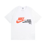 Dropshipping trendy brand short-sleeve T-shirt with dice lettering, basic style, American-style couple's summer outfit