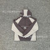 Light luxury style men's long-sleeved pants, casual, fashionable, simple, trendy hoodie, cargo pants, wide-leg men's clothing