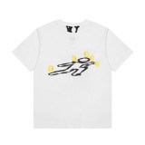 VLONE FOG short-sleeve Grim Reaper limited edition large V high street T-shirt, loose fit, printed, American style, JUICE WRLD collaboration tee