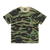 Cross-border pure cotton short-sleeve D.T 3D foam cotton blossom print graffiti unisex casual loose T-shirt