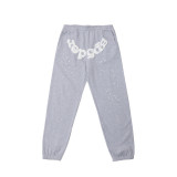 25ss cross-border foreign trade Sp555der American-style trendy brand foam letter full rhinestone hoodie sweatshirt and pants for men and women