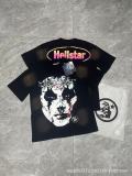 New cross-border HELL trendy high-quality vintage distressed T-shirt, loose fit printed short-sleeve T-shirt, unisex style for couples