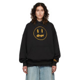 DREW ICON Smiling Sunflower Print Justin Bieber Trendy Unisex Casual Loose Hoodie Sweatshirt