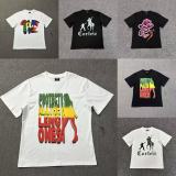 American streetwear brand Corteizz series, bomb print short-sleeve shirt, high street European and American style, casual hip-hop for men and women