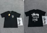 New cross-border men's and women's short-sleeve T-shirts, summer men's loose 230g heavy silk screen printed T-shirts