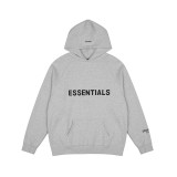 3D FOGEssentials cross-border trendy brand fashion versatile long-sleeve trendy sports hooded sweatshirt with fleece lining