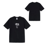 Summer trendy brand short-sleeve T-shirt with dice, black eight, and ice cream designs, basic American style couple's wear for summer