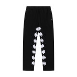 LOSTSHDWS High-Quality Vintage Distressed Hoodie Sweatshirt and Trousers with Holes for Men and Women, Trendy Brand