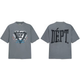 GALLERY DEPT TIDE trendy brand classic letter slogan LOGO gradient print short-sleeve T-shirt unisex