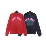 25ss cross-border foreign trade Sp555der American-style trendy brand foam letter full rhinestone hoodie sweatshirt and pants for men and women