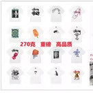 New high-quality Stussy short-sleeve T-shirt for foreign trade, 270g heavyweight, high quality, unisex