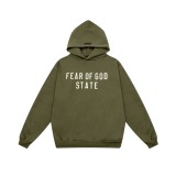 New FOG ICON sub-line autumn and winter American high street fashion casual fleece-lined hooded sweatshirt for men and women ins hoodie