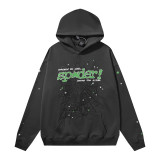 Trendy Hip-Hop Singer Foil Letter 555555 Couple's Hoodie, Casual Loose Pink Sweatshirt, Unisex