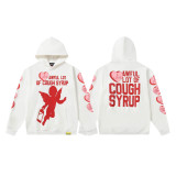 High-end foreign trade version of  THAT'S A AWFUL LOT OF COUGH SYRUP  printed all-over hoodie and pants set