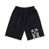 Summer new OW trendy Virgin Mary print casual loose shorts, unisex five-point pants