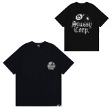 Dropshipping trendy brand short-sleeve T-shirt with dice lettering, basic style, American-style couple's summer outfit