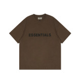 ss FOG ESSENTIALS American fashion brand loose high street embossed casual short-sleeve T-shirt for both men and women