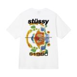 New high-quality Stussy short-sleeve T-shirt for foreign trade, 270g heavyweight, high quality, unisex