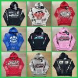 Autumn Hell Star New European and American Trendy Brand Washed Vintage Hoodie for Men, Women, Teenagers, and Couples