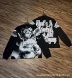 25ss cross-border high street COUG American street fashion brand cough syrup angel casual loose long-sleeve couple's matching style