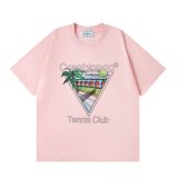 Cross-border summer new trendy Casablanca short-sleeve letter logo printed unisex T-shirt