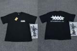New cross-border men's and women's short-sleeve T-shirts, summer men's loose 230g heavy silk screen printed T-shirts