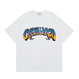 Cross-border summer new trendy Casablanca short-sleeve letter logo printed unisex T-shirt