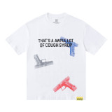 Cross-border American fashion T-shirt, high street COUGH SYRUP, casual loose-fitting American-style foreign trade short-sleeve, unisex