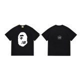 Original brand dropshipping cross-border hot-selling BAPE long-term stable supply double-thread men's and women's casual sports short-sleeve T-shirts