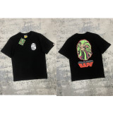 Trendy brand cross-border wholesale supply, foreign trade dropshipping, 260g heavyweight BAPE ape head shark short-sleeve T-shirt 2