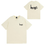 Dropshipping trendy brand short-sleeve T-shirt with dice lettering, basic style, American-style couple's summer outfit