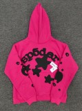25ss European and American trendy brand overseas edition heavyweight hoodie, trendy couple's spider web Sp5der sweatshirt, cross-border bestseller