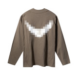 Correct version of KANYE Kanye West's three-party collaboration peace dove short-sleeve T-shirt, casual American high street hooded sweatshirt for men and women
