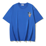 25ss high-quality OFF OW trendy high street arrow print summer short-sleeve casual loose T-shirt for men and women couples