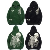 Godspeed Cross-Border 25ss Fall/Winter New Direct Print Washed Vintage Pure Cotton Hip-Hop American Style Hoodie Sweatshirt
