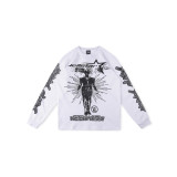 25ss cross-border hellstar trendy new high street hip-hop casual sports pullover long-sleeve T-shirt unisex