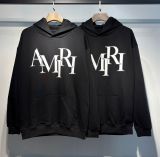 25ss cross-border foreign trade high-quality AMI American streetwear brand loose-fit printed hooded unisex sweatshirt wholesale
