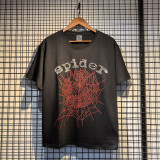 New Summer Spider Web Foam Print European and American Street Fashion Casual Loose Unisex Pullover Short Sleeve T-Shirt