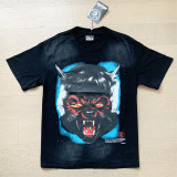 25ss Summer New American Style Trendy Brand Hell Star Unisex Couple's Oversized Loose Pullover Short Sleeve T-Shirt Tee