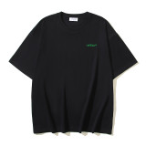 American streetwear brand OFF OW arrow graffiti print heavy-duty street style summer short-sleeve high street casual T-shirt for men and women